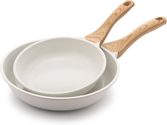 SENSARTE Nonstick Frying Pan Skillets, Healthy Cookware Chef's Pan, Free of