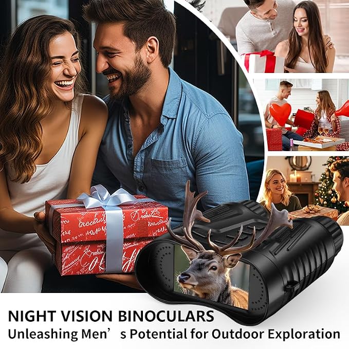 Night Vision Binoculars for Adults, 4K HD Night Vision Goggles