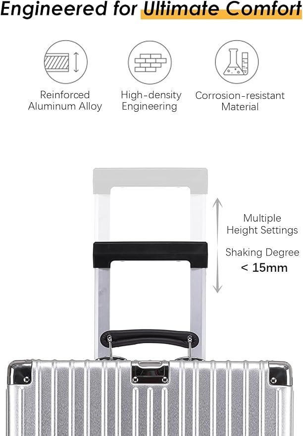 HotWay 28 Inch All Aluminum Checked in Luggage