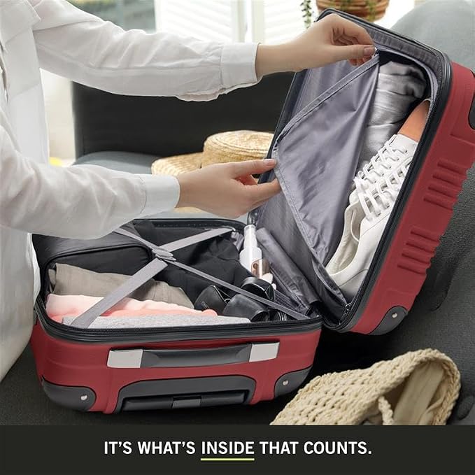 Kenneth Cole REACTION Out of Bounds Lightweight Hardshell 4-Wheel Spinner