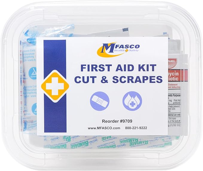 MFASCO Personal Cuts & Scrapes -First Aid Kit Disposable
