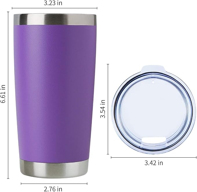 DOMICARE 20oz Stainless Steel Tumbler Bulk