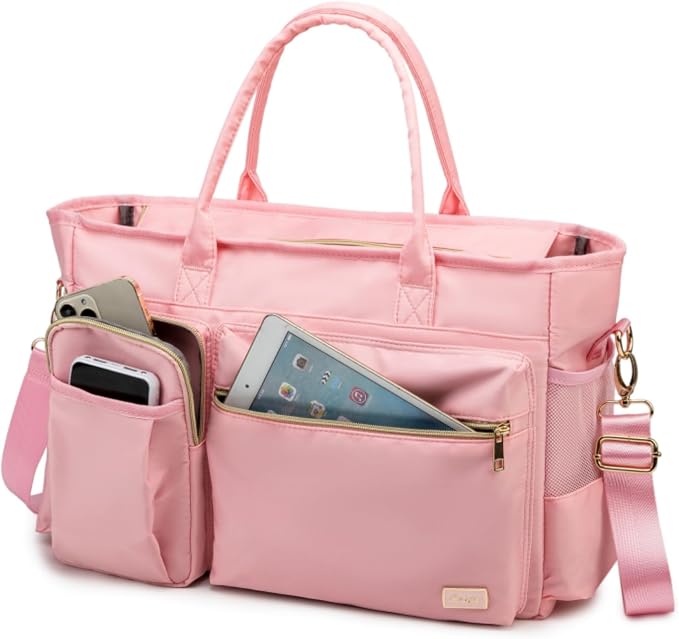 Laptop Tote Bag, Middle Size Computer Messenger Teacher Bag