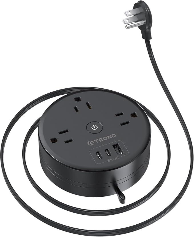 TROND Power Strip Flat Plug