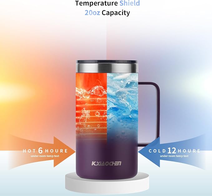 KXIAOCHEN 20oz Insulated Coffee Mug