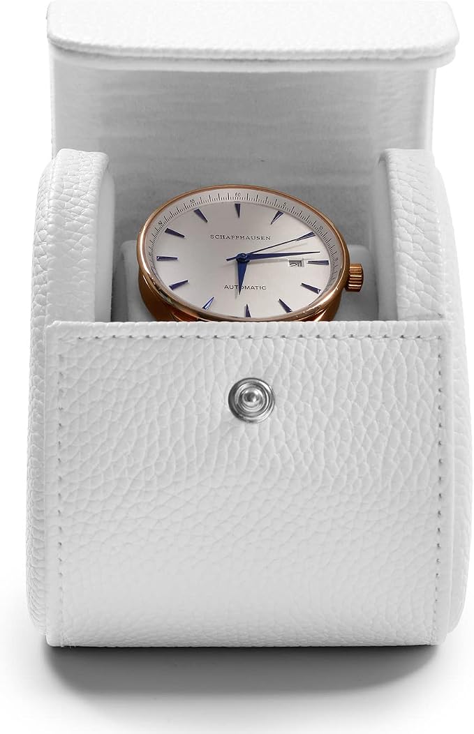 Oirlv Luxury Leather Travel Watch Case Portable Jewelry Watch Storage Roll