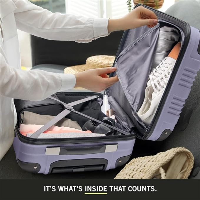 Kenneth Cole REACTION Out of Bounds Lightweight Hardshell 4-Wheel Spinner