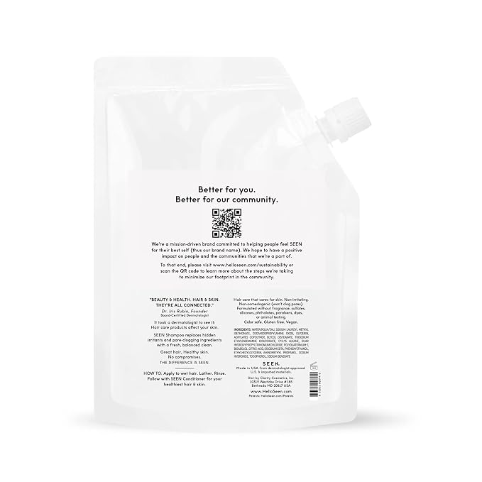 SEEN Shampoo Eco-Refill, Fragrance Free