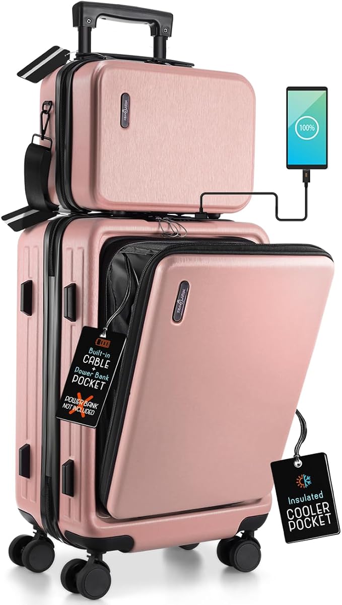 22 Inch Carry On Luggage 22x14x9 Airline Approved, Carry On Suitcase
