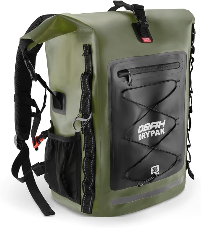 Waterproof Backpack Dry Bag 35L/55L/85L – Heavy Duty Roll-Top Hiking Backpack