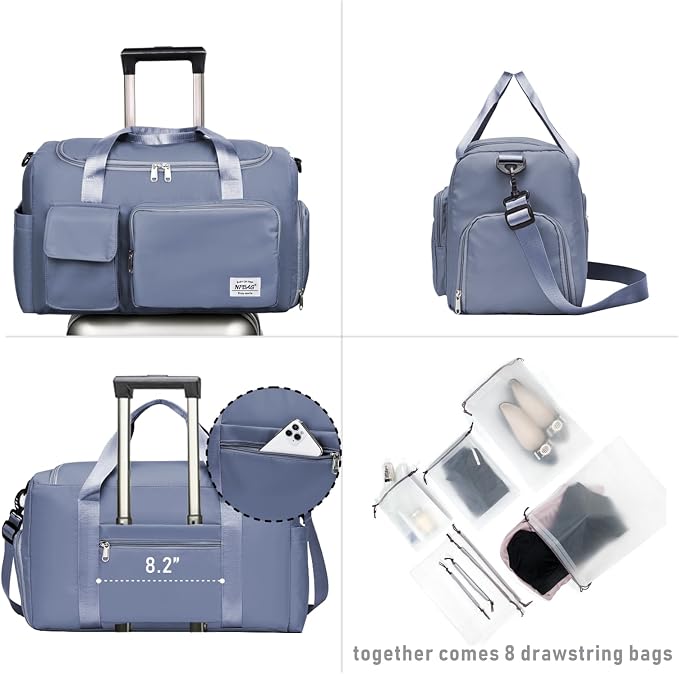 NPBAG Women Travel Duffel, Gym Workout Overnight Bag, Mommy Hospital Bag