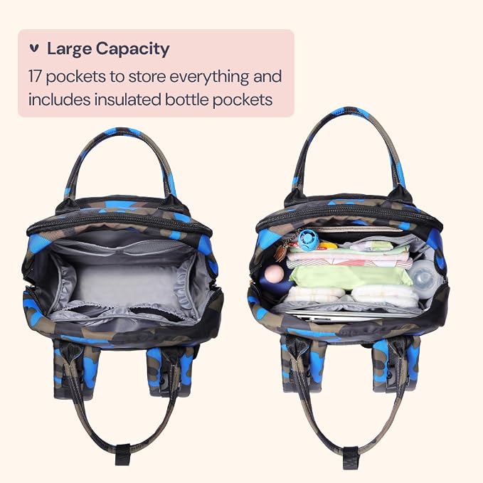BabbleRoo Diaper Bag Backpack