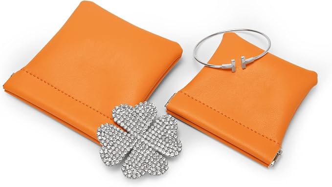 PU Leather Jewelry Travel Bag Leather Jewelry Pouch Christmas, Wedding Party