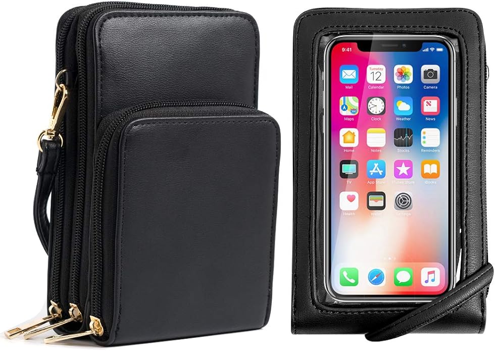 Crossbody Cellphone Purse Women Touch Screen Bag RFID Blocking Wallet Handbag