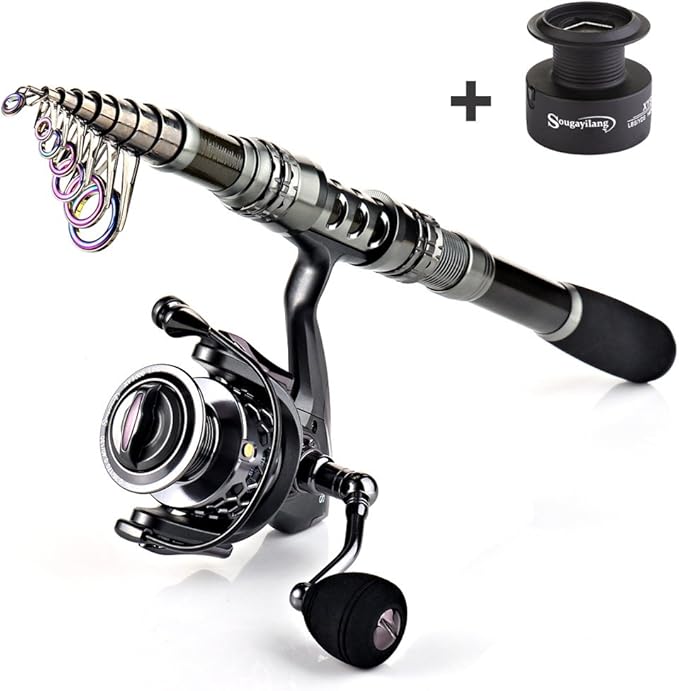 Sougayilang Fishing Rod Reel Combo