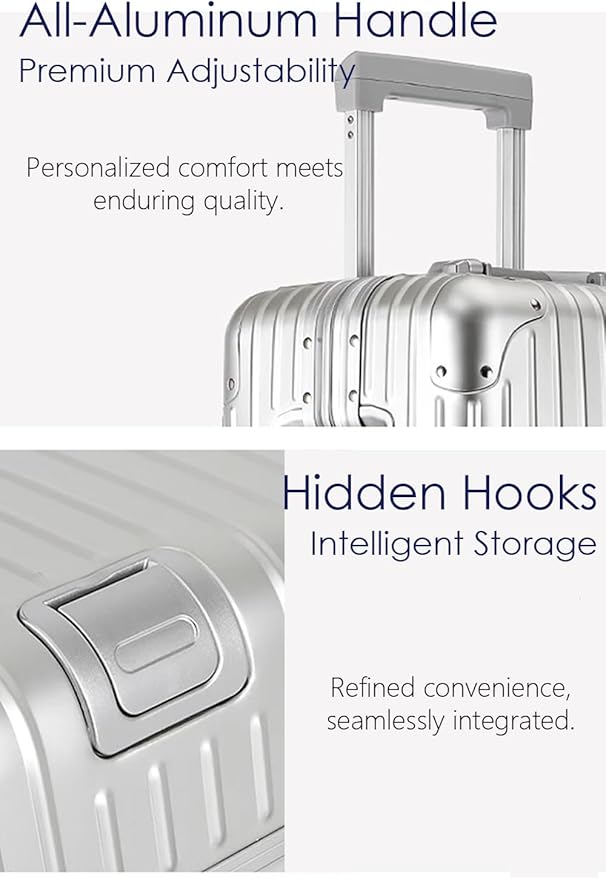 HotWay 20 Inch All Aluminum Carry On Luggage