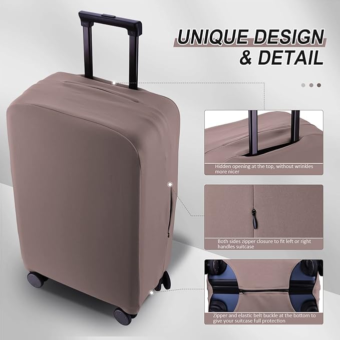 Travel Luggage Cover Suitcase Protector Scratch-Resistant Fit 19-31 Inch