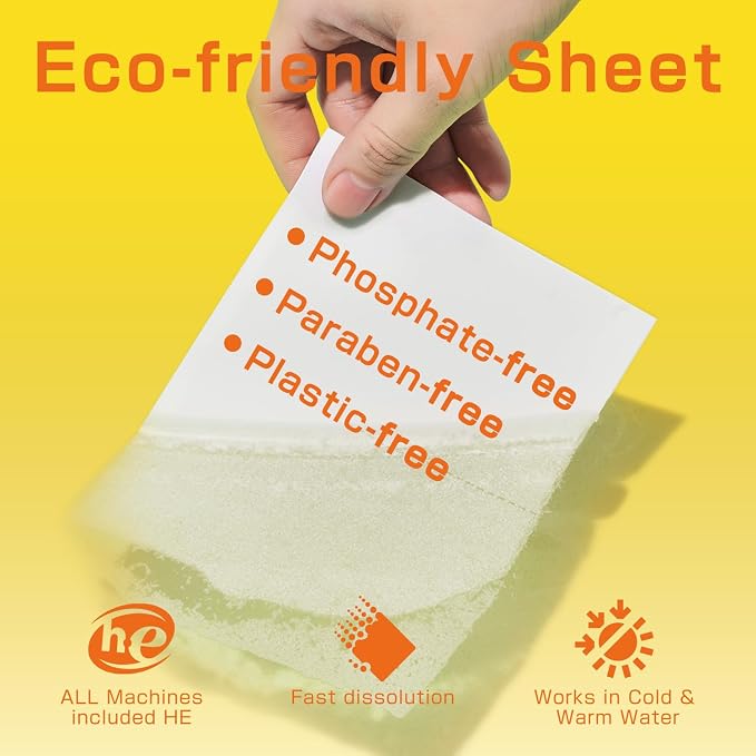 Soulink Laundry Detergent Sheets, 240 Loads