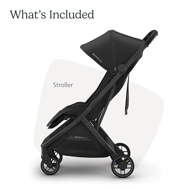 UPPAbaby Minu V3 Travel Stroller | Lightweight + Compact Design | One-Hand Fold