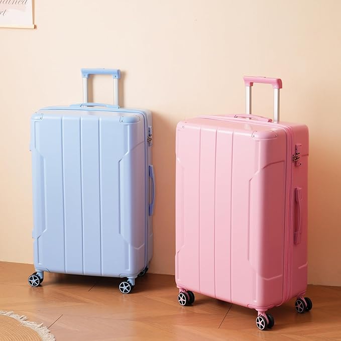 Merax 24 Inch Expandable Checked Luggage, Hardshell ABS Medium Suitcase
