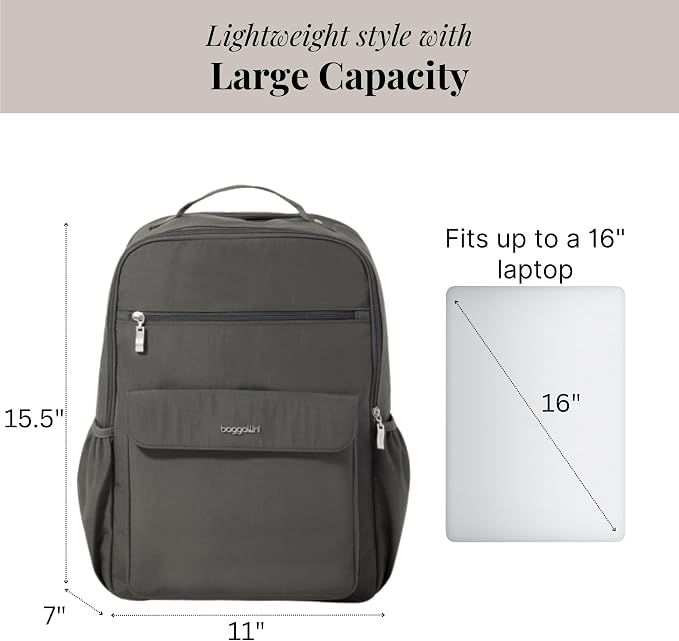 Baggallini Everyday Laptop Backpack