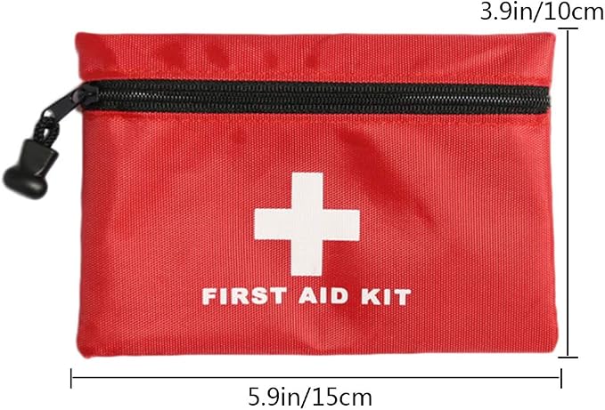 AOUTACC Mini First Aid Kit Empty, Travel Empty First Aid Kit Pouch Bag