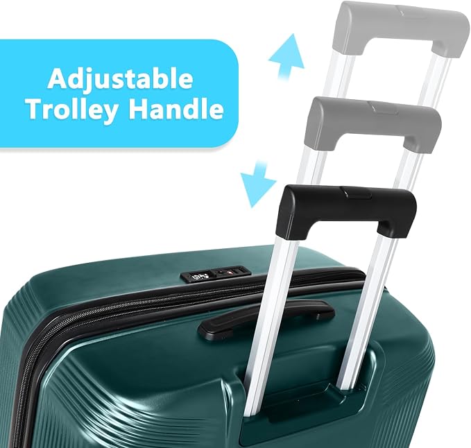 28 Inch Luggage with Spinner Wheels, Lightweight Expandable PC Hardside Large
