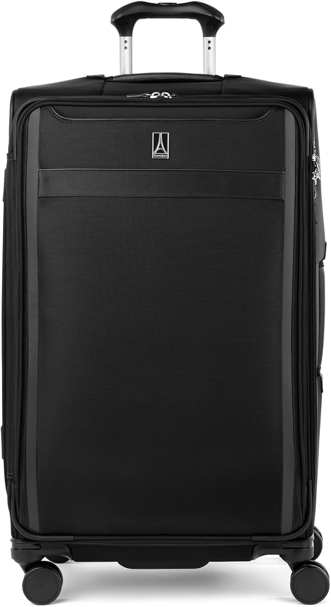 Travelpro VersaPack+ Lightweight Softside Expandable Checked Luggage, 8 Spinner