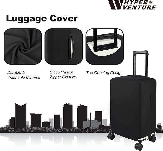 HYPER VENTURE Washable Luggage Cover