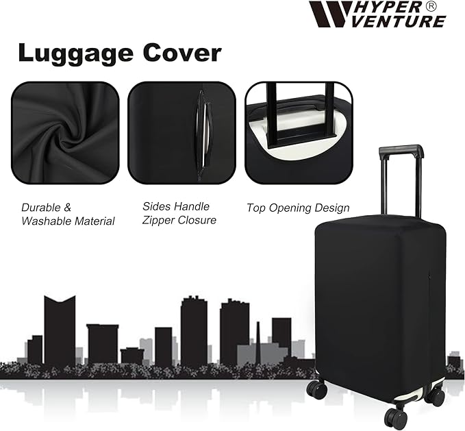 HYPER VENTURE Washable Luggage Cover