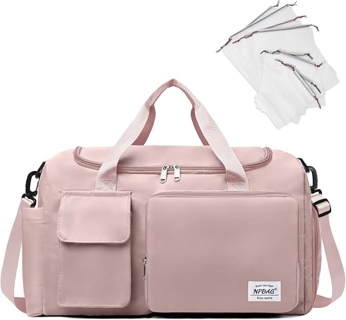 NPBAG Women Travel Duffel, Gym Workout Overnight Bag, Mommy Hospital Bag