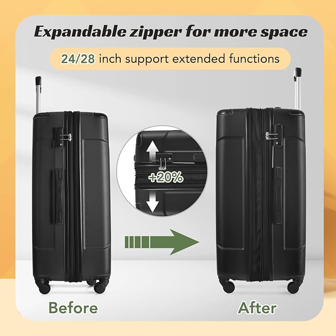 Merax Luggage Sets of 2 Suitcases