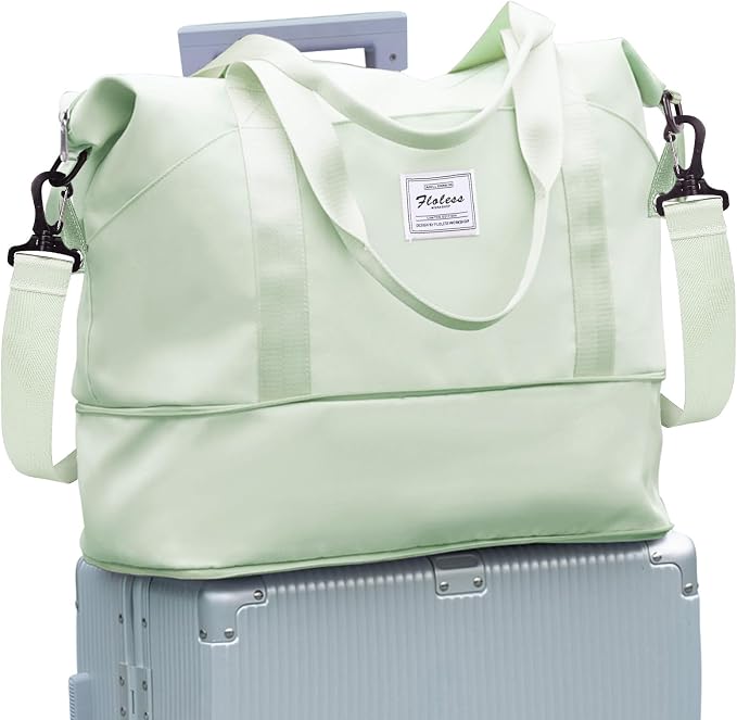 Travel Duffel Bag, Sports Tote Gym Bag, Shoulder Weekender Overnight Bag
