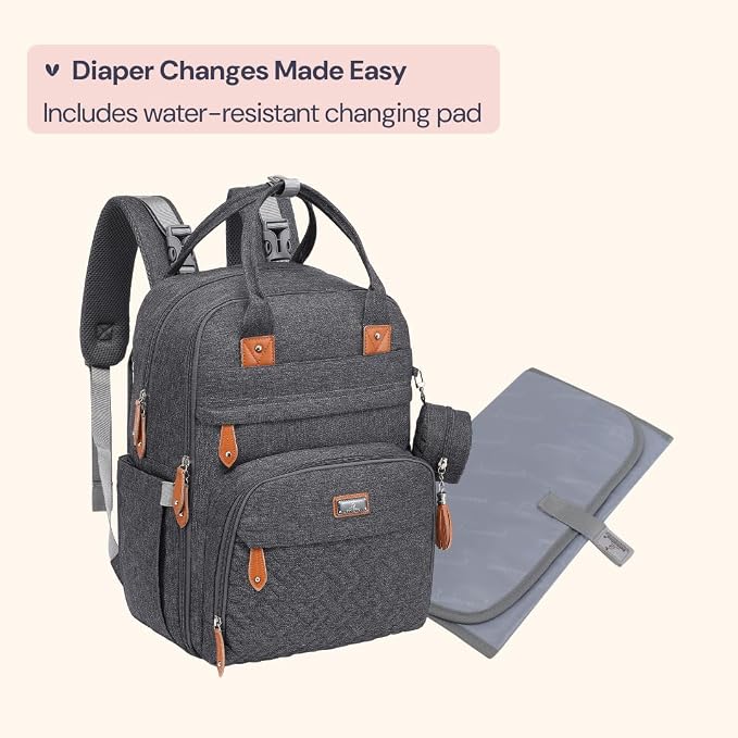 BabbleRoo Diaper Bag Backpack