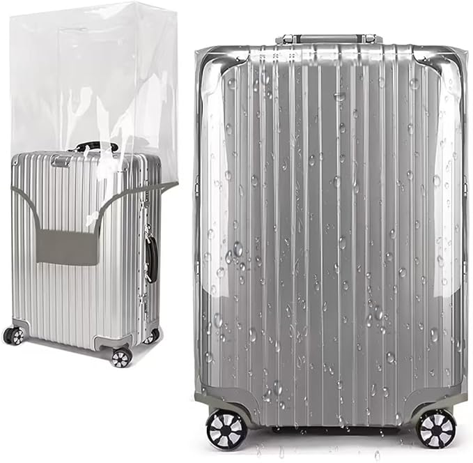 24 Inch Clear PVC Luggage Cover Protectors Suitcase Covers
