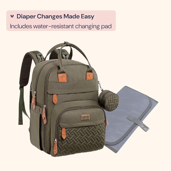 BabbleRoo Diaper Bag Backpack