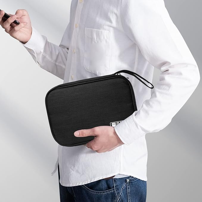 Electronics Organizer Travel Case, Electronic Accessories Storage Bag, Portable
