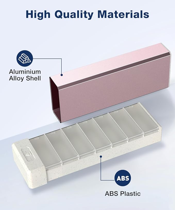 HEIYING 7 Days Pill Organizer