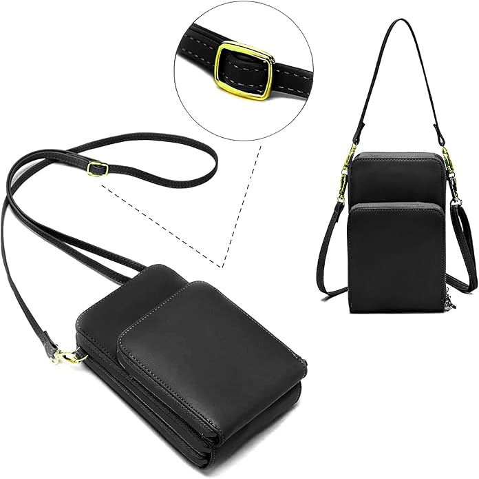 Crossbody Cellphone Purse Women Touch Screen Bag RFID Blocking Wallet Handbag