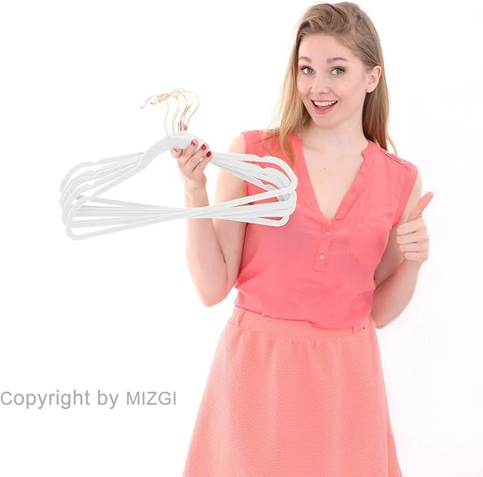 MIZGI Premium Velvet Hangers Heavy Duty