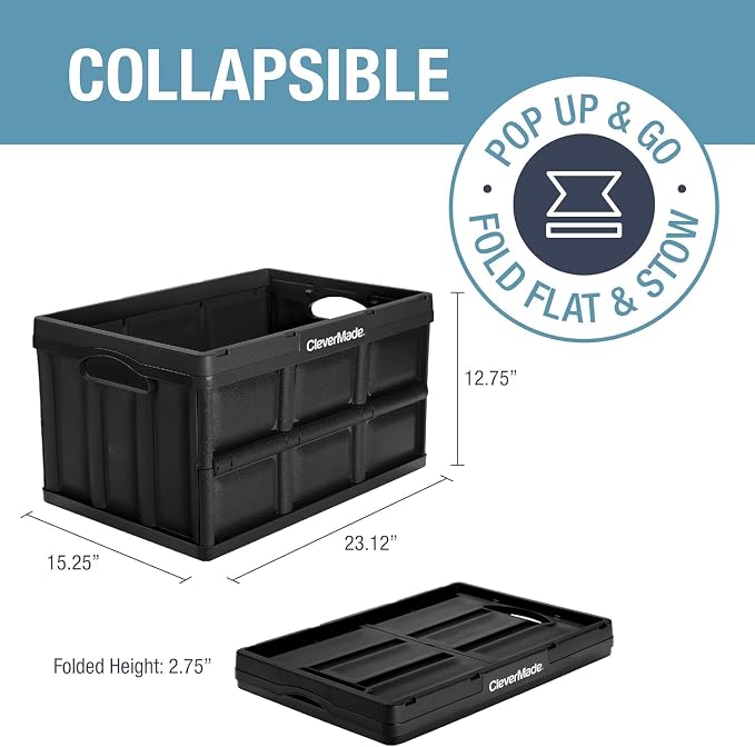 CleverMade Collapsible Storage Bins