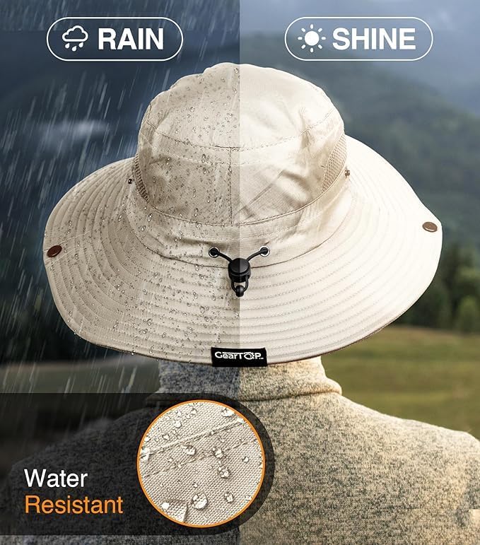 GearTOP Safari Sun Hat for Men and Sun Hats for Women UV Protection UPF 50+
