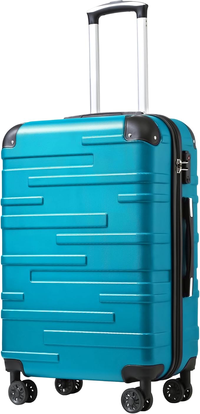 Coolife Luggage Suitcase Carry-on Hardside Travel Luggage TSA Lock Spinner