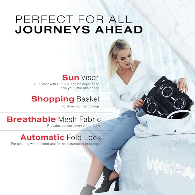 gb Pockit Air All Terrain Ultra Compact Lightweight Travel Stroller