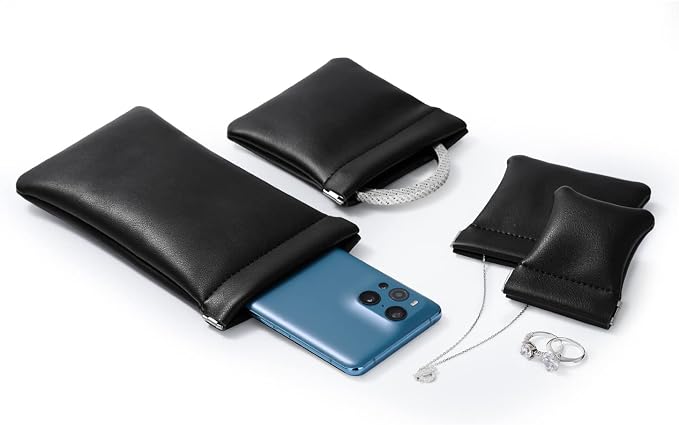 PU Leather Jewelry Travel Pouch Bag Leather Sunglasses Pouch Christmas