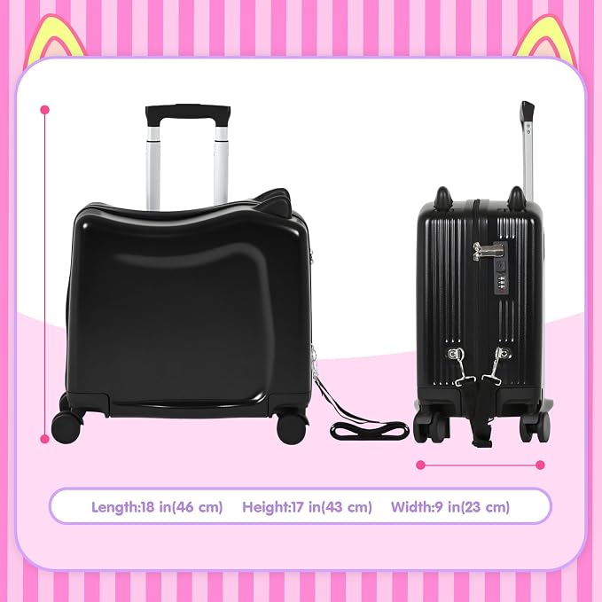 smilesun 20" Ride-On Travel Suitcase
