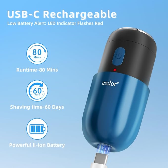 Mini Electric Shaver, Portable Electric Razor