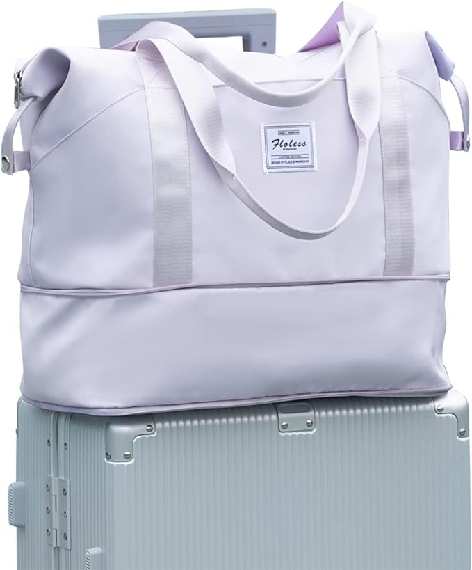Travel Duffel Bag, Sports Tote Gym Bag, Shoulder Weekender Overnight Bag