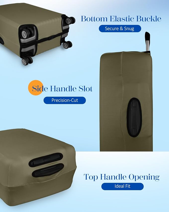 Slohif Luggage Cover for Suitcase Tsa Approved Protector