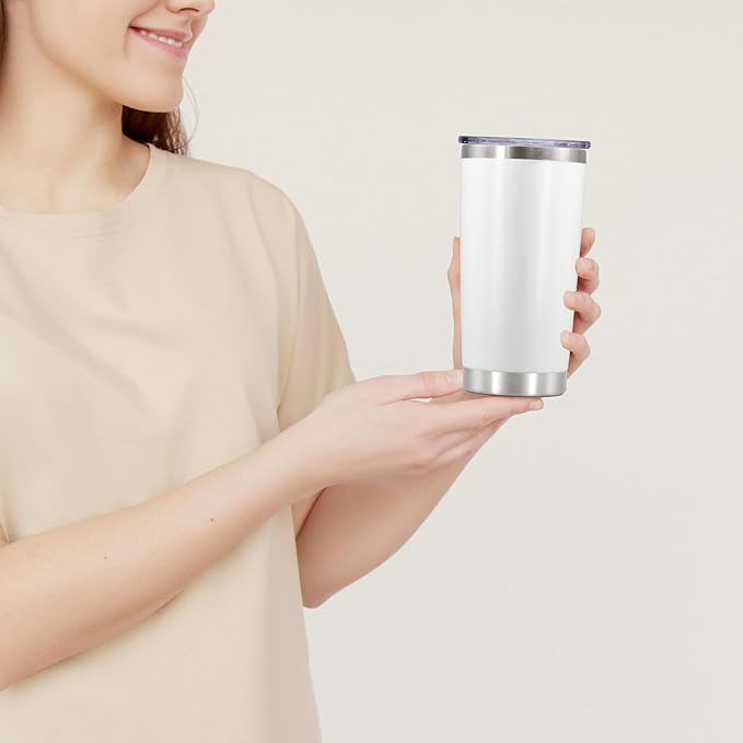 20 oz Tumbler with lid Double Wall Vacuum Insulated Tumblers Stainless Steel